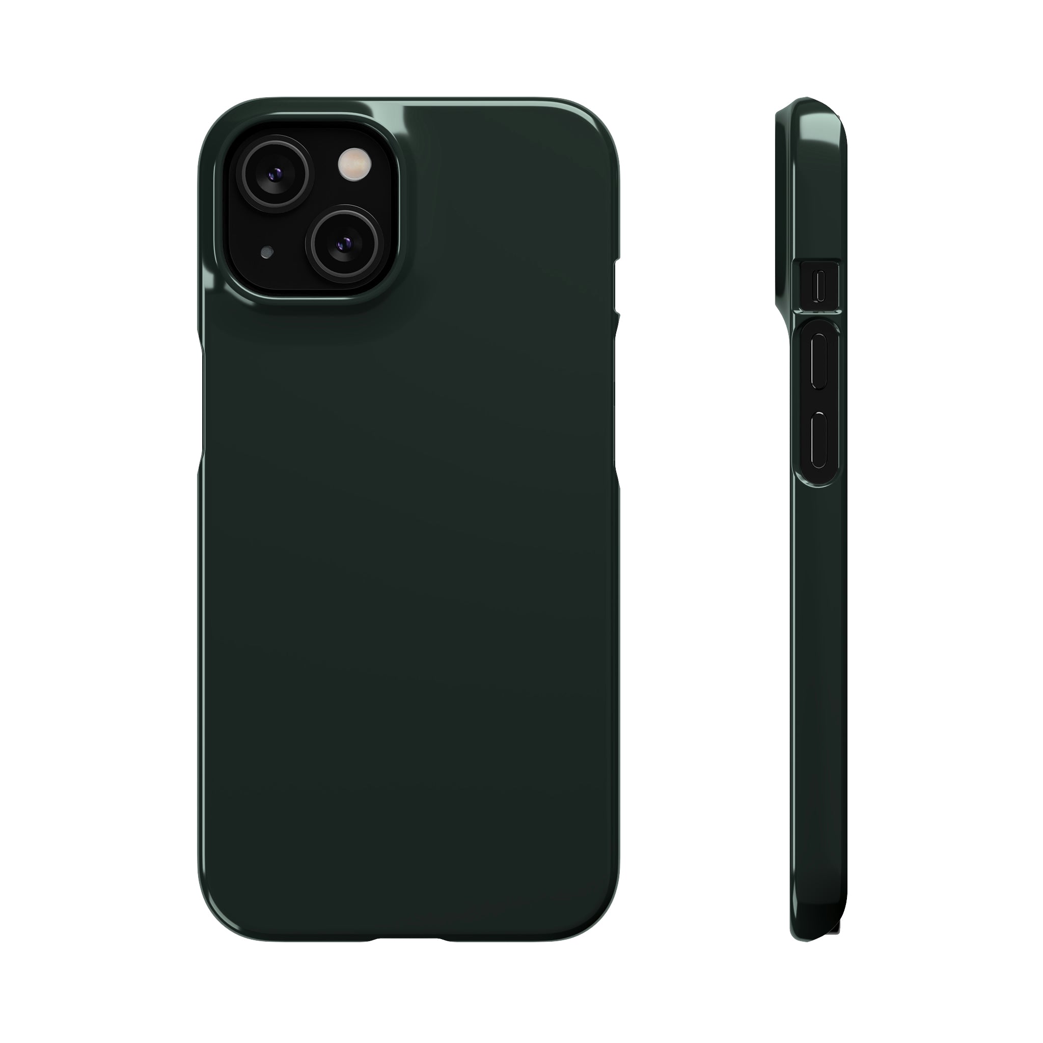 Dark Jungle Green iPhone Case (Slim) iPhone 14 Glossy Phone Case