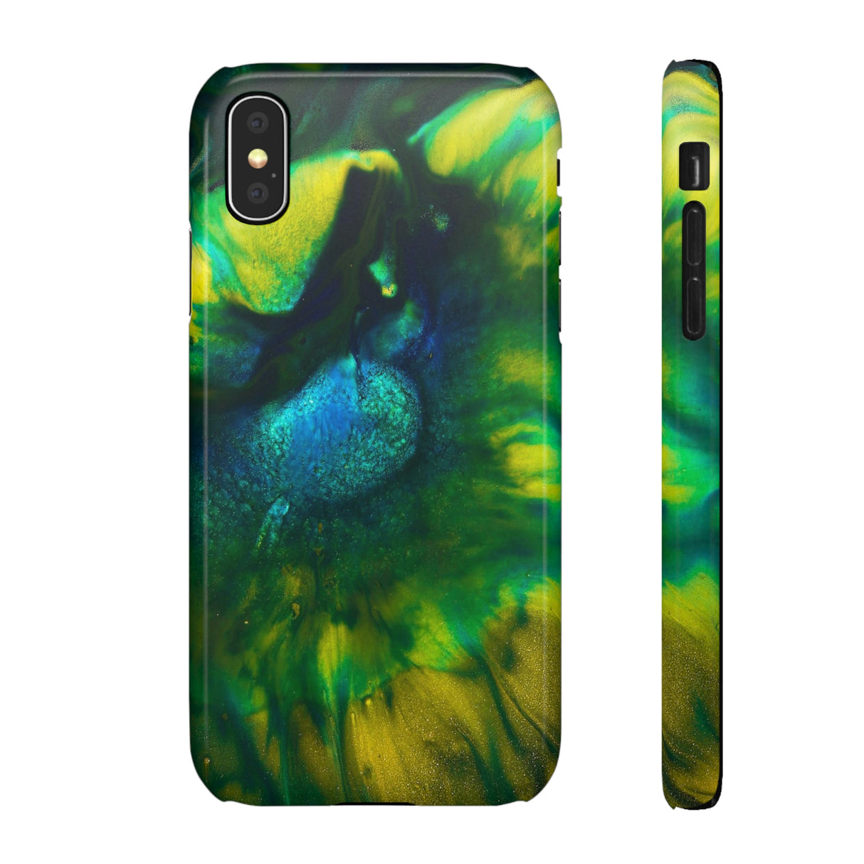 Dragon Eye Ink Art iPhone Case (Slim) iPhone X Glossy Phone Case