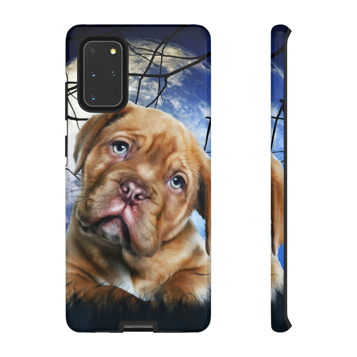 Dog Oil Painting Android Case (Protective) Samsung Galaxy S20+ Glossy Phone Case