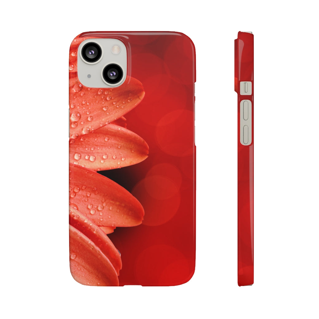 Red Spring Flower Samsung/iPhone (Slim) Phone Case