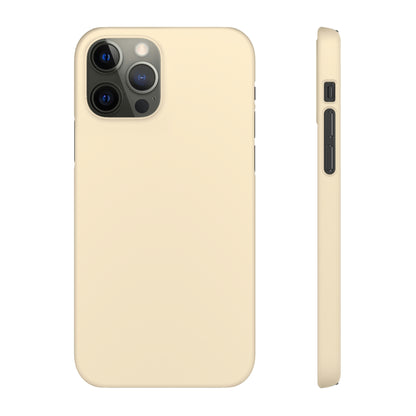 Blanched Almond iPhone Case (Slim) iPhone 12 Pro Matte Phone Case