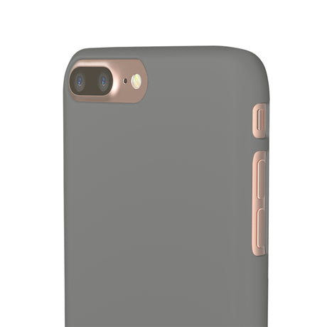 Battleship Gray iPhone Case (Slim) Phone Case