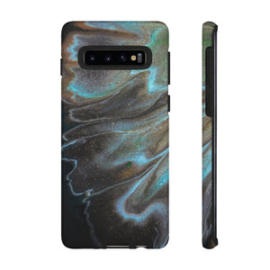 Smaragd Glitter Ink Art Android Case (Protective) Samsung Galaxy S10 Glossy Phone Case