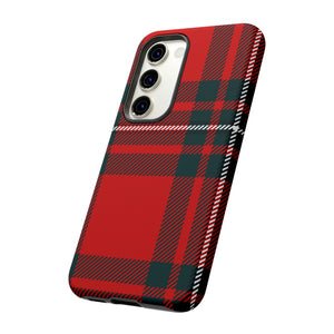 Plaid Pattern Red Android Case (Protective) Phone Case