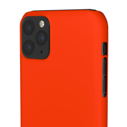 Coquelicot Orange iPhone Case (Slim) Phone Case