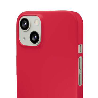 Crimson Red iPhone Case (Slim) Phone Case