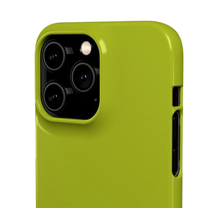 Citron Yellow iPhone Case (Slim) Phone Case