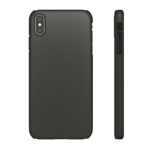 Black Olive iPhone Case (Slim) iPhone XS MAX Matte Phone Case