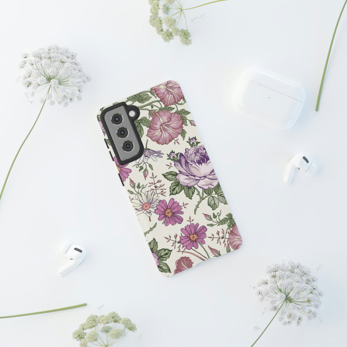 Pastel Vintage Flower Samsung Case (Protective) Phone Case