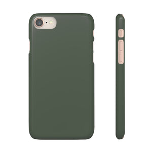 Ebony Green iPhone Case (Slim) iPhone 8 Glossy Phone Case