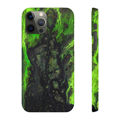 Toxic Ink Art iPhone Case (Slim) iPhone 12 Pro Glossy Phone Case