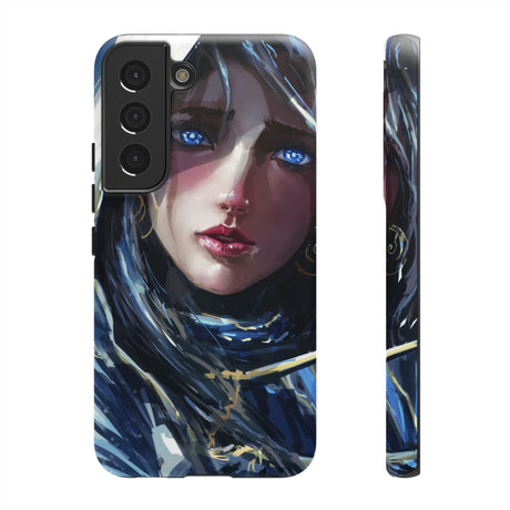 Paladin Girl Blue Eyes Android Case (Protective) Samsung Galaxy S22 Matte Phone Case