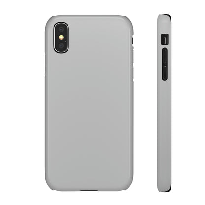 Gray iPhone Case (Slim) iPhone X Glossy Phone Case