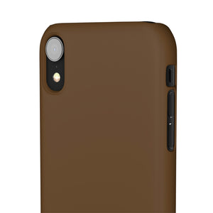 Dark Brown iPhone Case (Slim) Phone Case