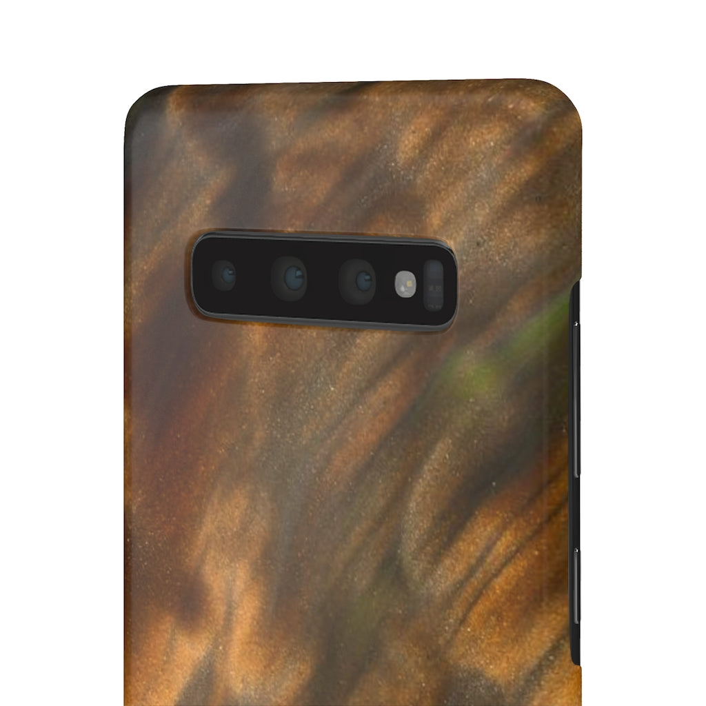 Gold Sand Ink Art Android Case (Slim) Phone Case