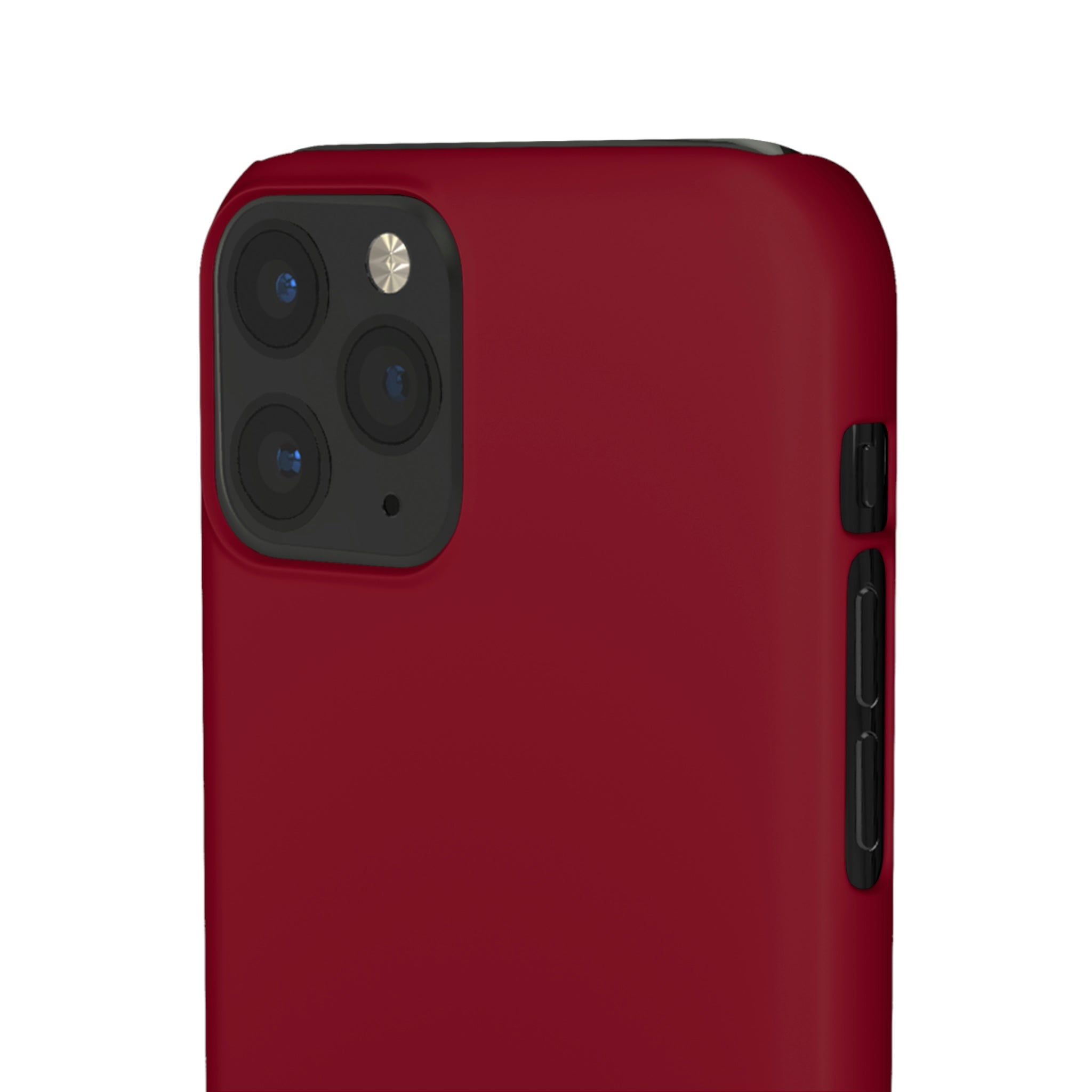 Burgundy Red iPhone Case (Slim) Phone Case