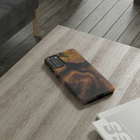 Brown Earth Ink Art Android Case (Protective) Phone Case