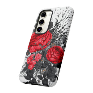 Roclop Gothic Flower Samsung Case (Protective) Phone Case