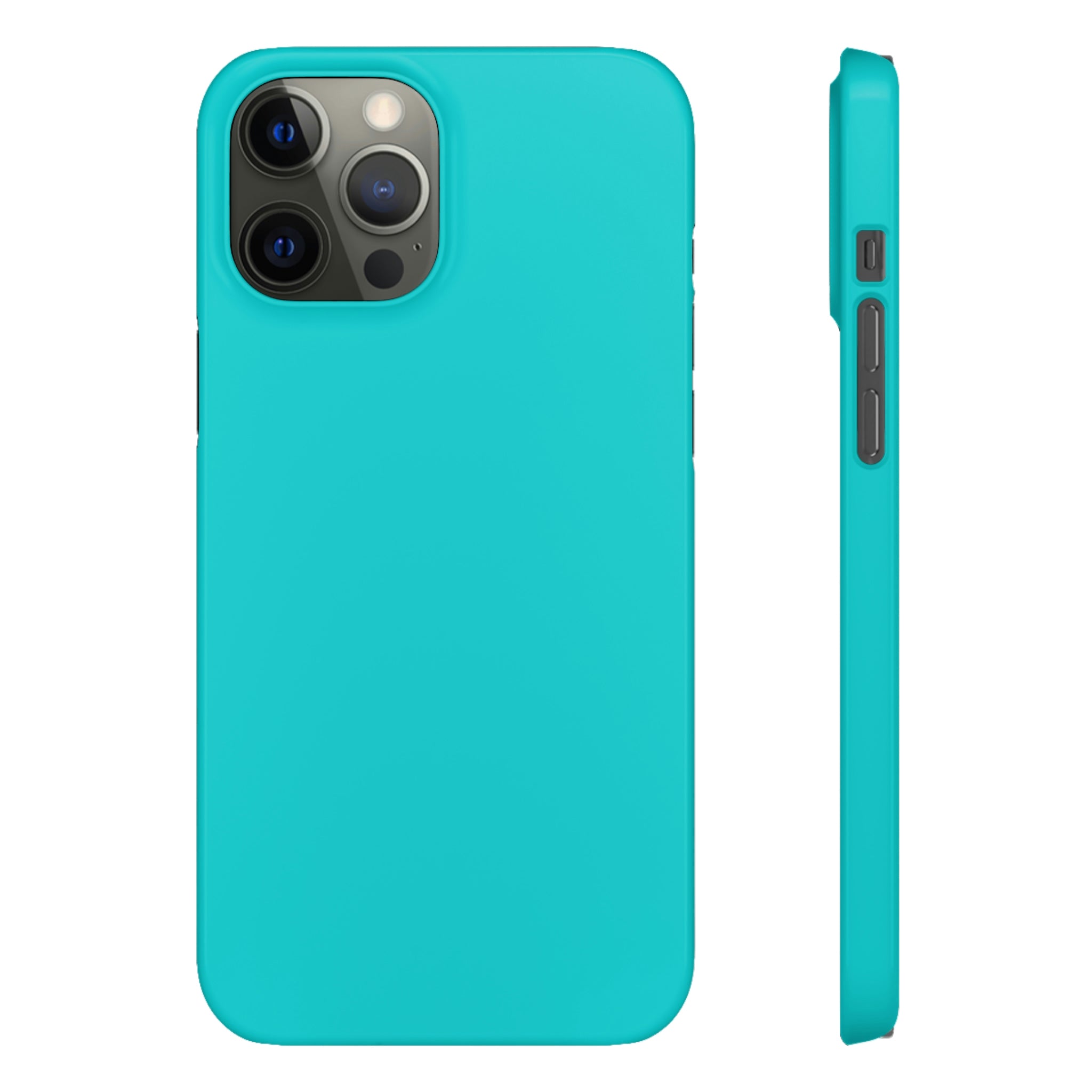 Dark Turquoise iPhone Case (Slim) iPhone 12 Pro Max Glossy Phone Case