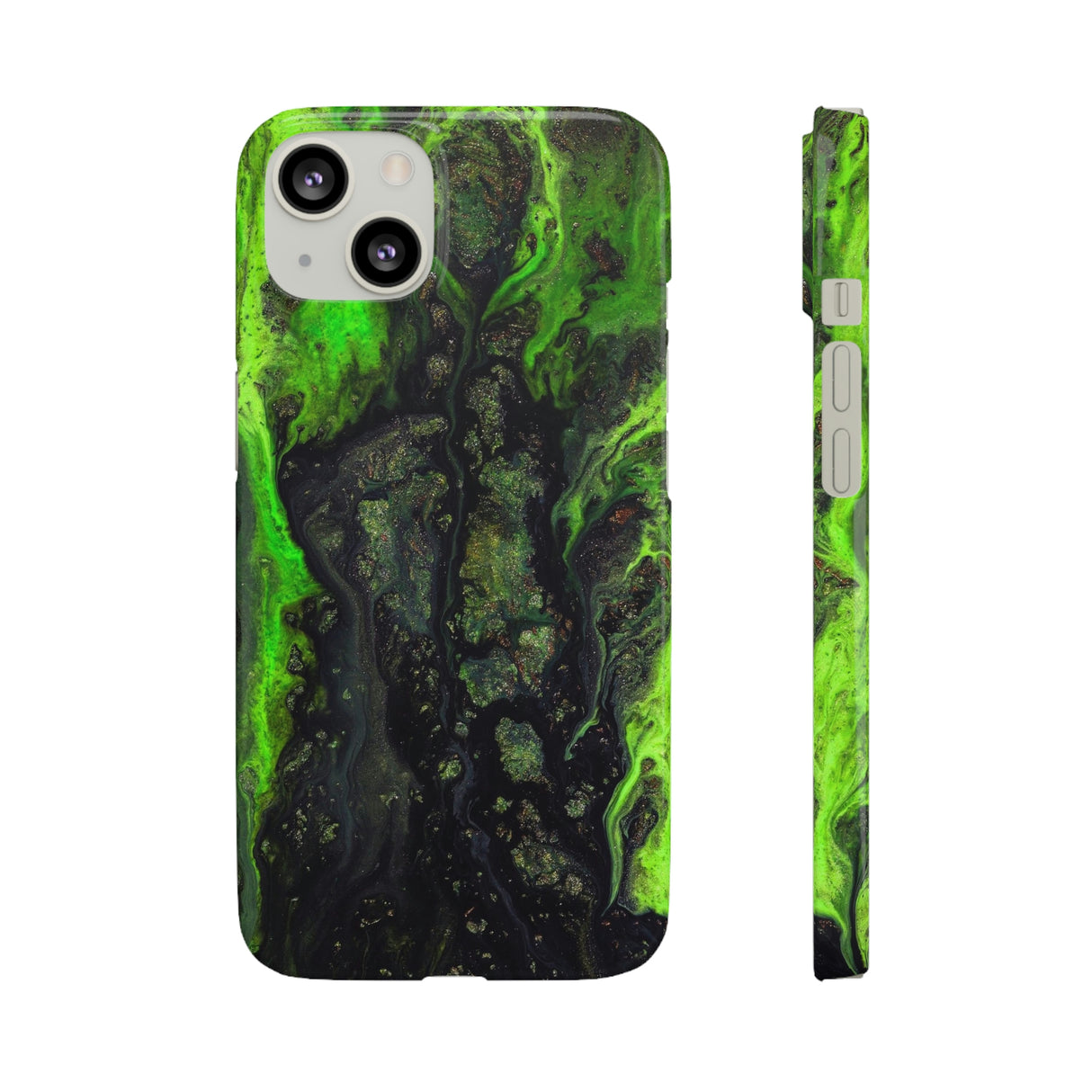 Toxic Ink Art iPhone Case (Slim) iPhone 13 Glossy Phone Case