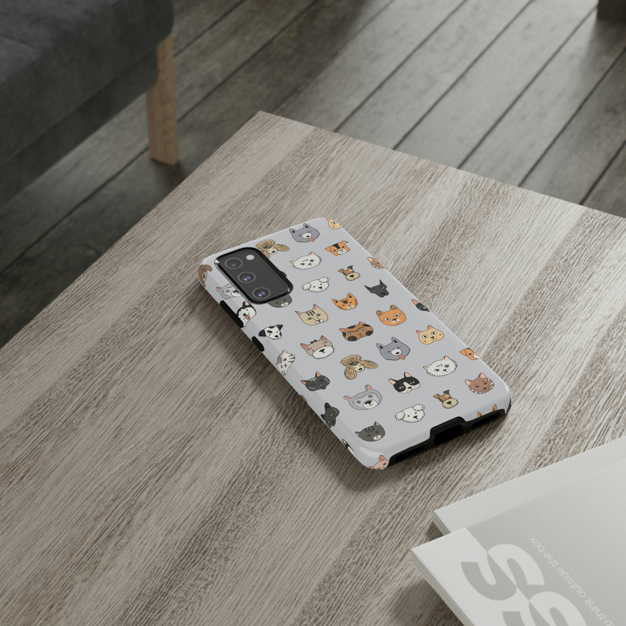 Cats n Dogs Pattern Android Case (Protective) Phone Case