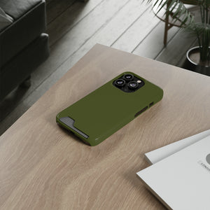 Army Green iPhone Case (Card) Phone Case