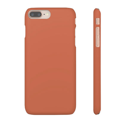 Copper Red iPhone Case (Slim) iPhone 8 Plus Matte Phone Case