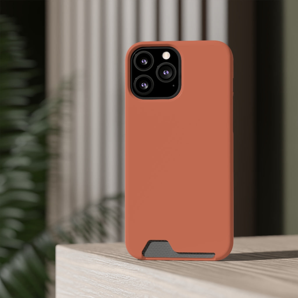 Copper Red iPhone Case (Card) Phone Case