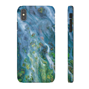 Forest Mist Ink Art iPhone Case (Slim) iPhone XS MAX Glossy Phone Case