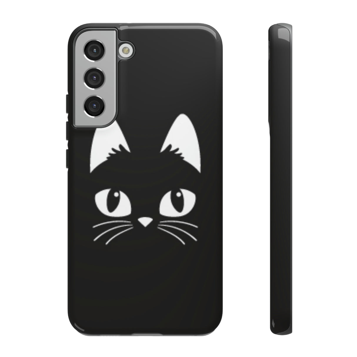 Cat Icon Android Case (Protective) Samsung Galaxy S22 Plus Glossy Phone Case