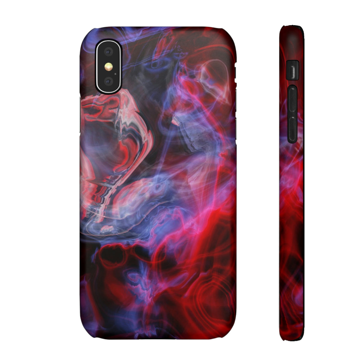 Red Marble iPhone Case (Slim) iPhone X Matte Phone Case