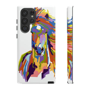 Horse Abstract Art Android Case (Protective) Samsung Galaxy S22 Ultra Glossy Phone Case