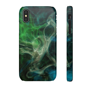 Green Marble iPhone Case (Slim) iPhone X Glossy Phone Case