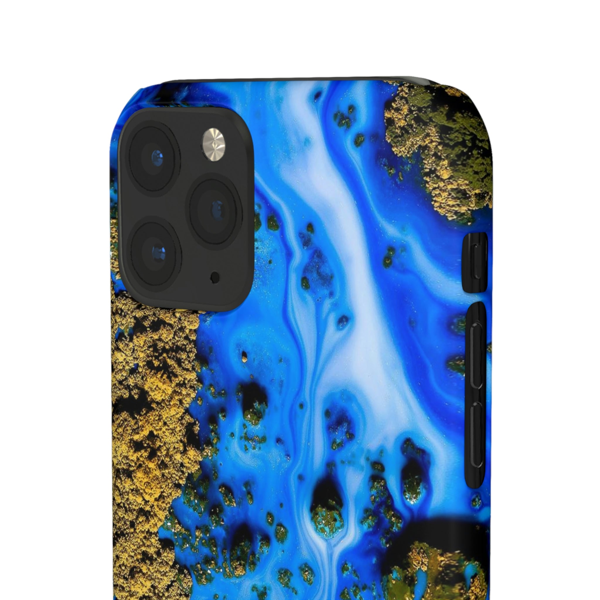 Blue River Ink Art iPhone Case (Slim) Phone Case