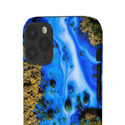 Blue River Ink Art iPhone Case (Slim) Phone Case