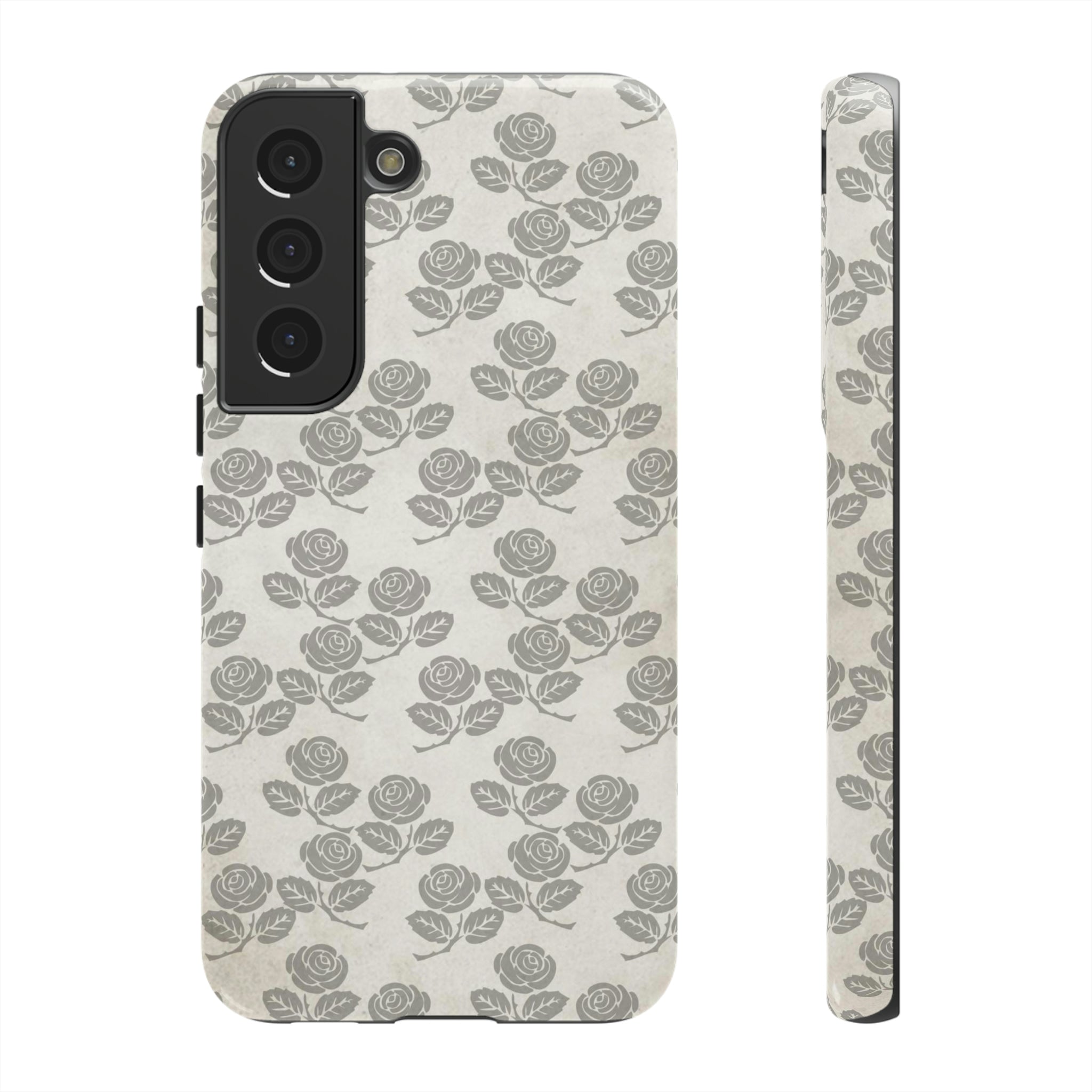 Roseniara Gothic Flower Samsung Case (Protective) Samsung Galaxy S22 Glossy Phone Case