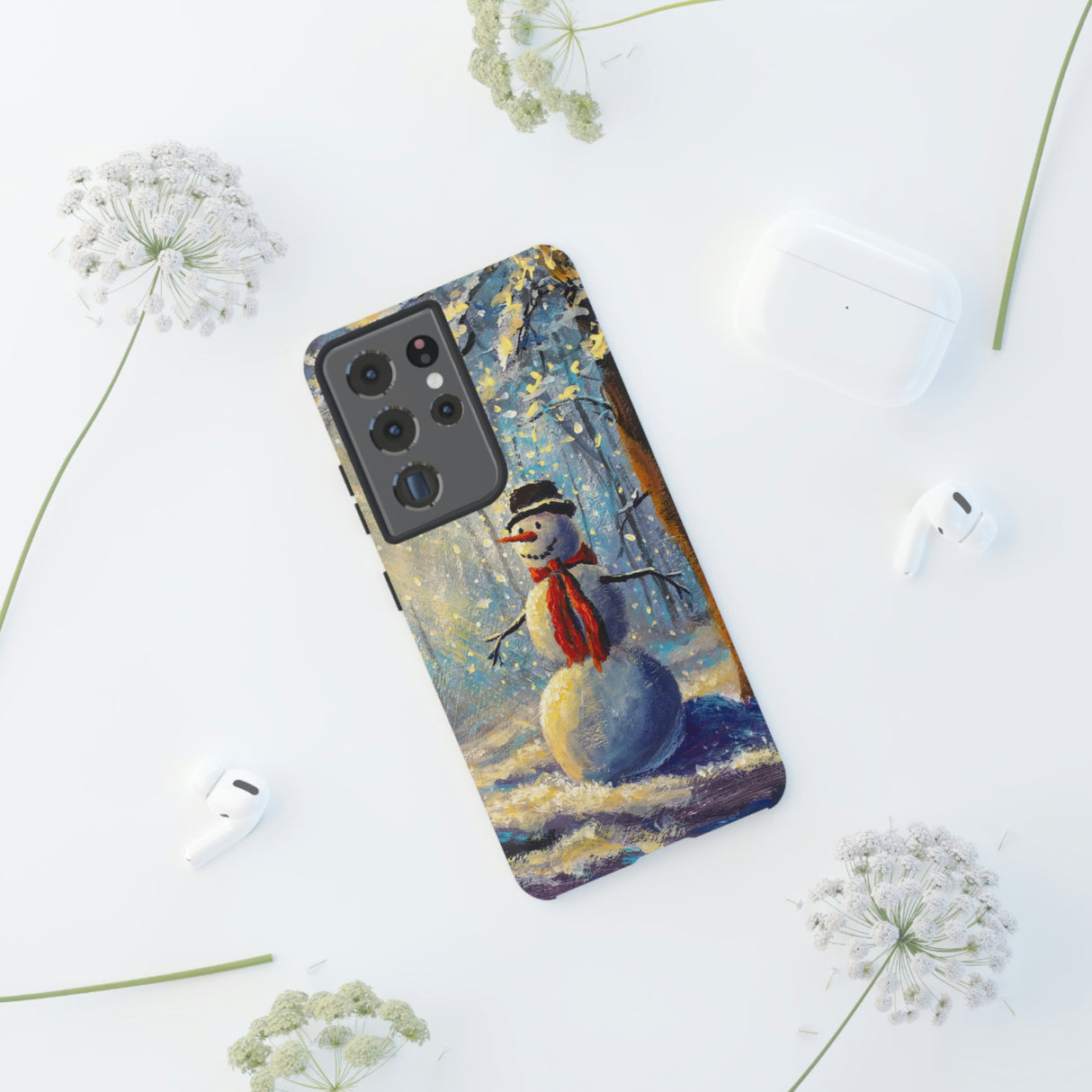 Happy Snowman Android Case (Protective) Phone Case