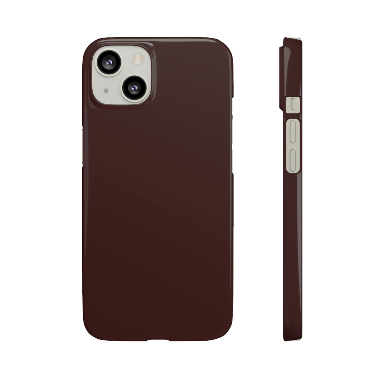 Dark Sienna Purple iPhone Case (Slim) iPhone 13 Glossy Phone Case