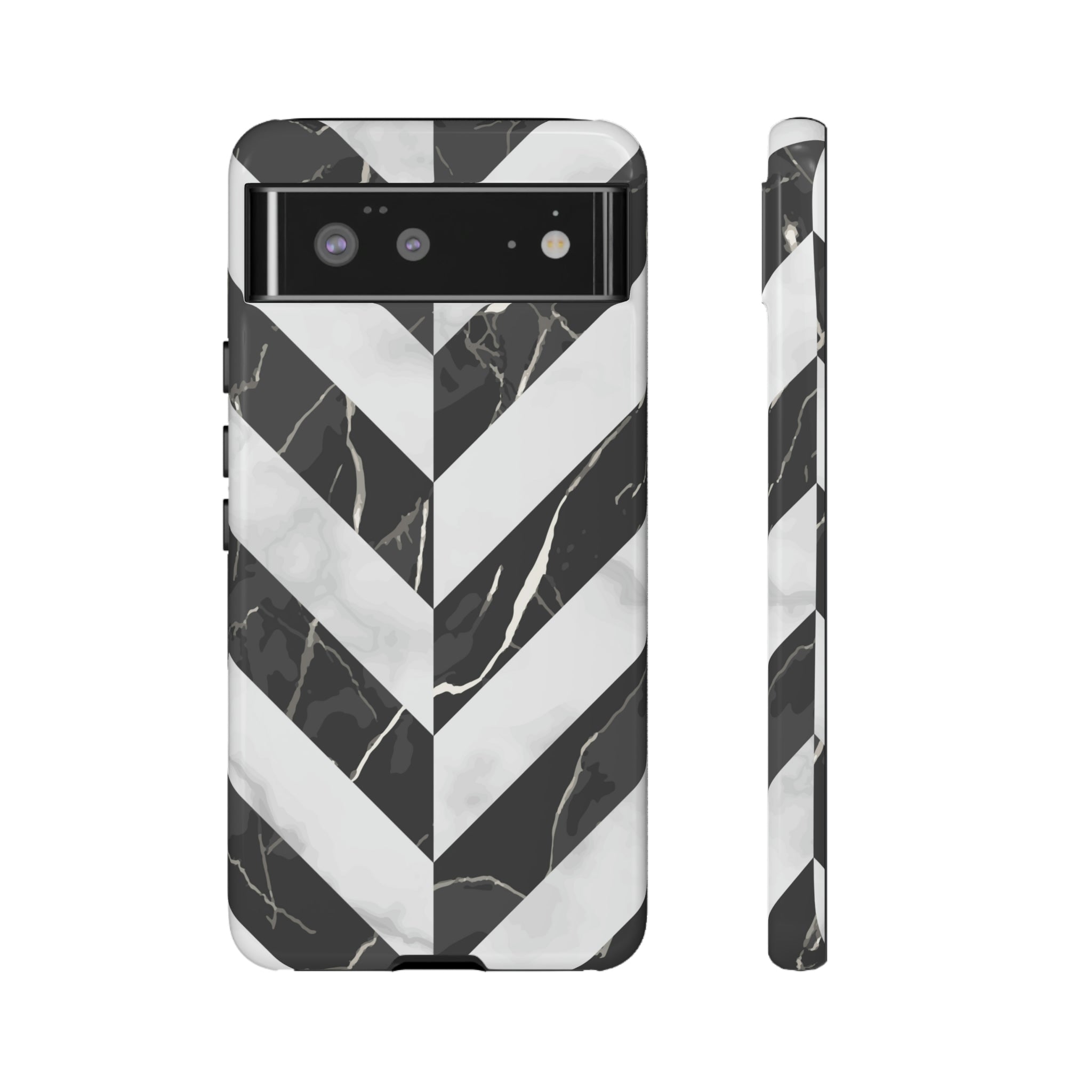 Herringbone Android Case (Protective) Google Pixel 6 Glossy Phone Case