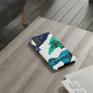 Blue Velvet Fabric Android Case (Protective) Phone Case