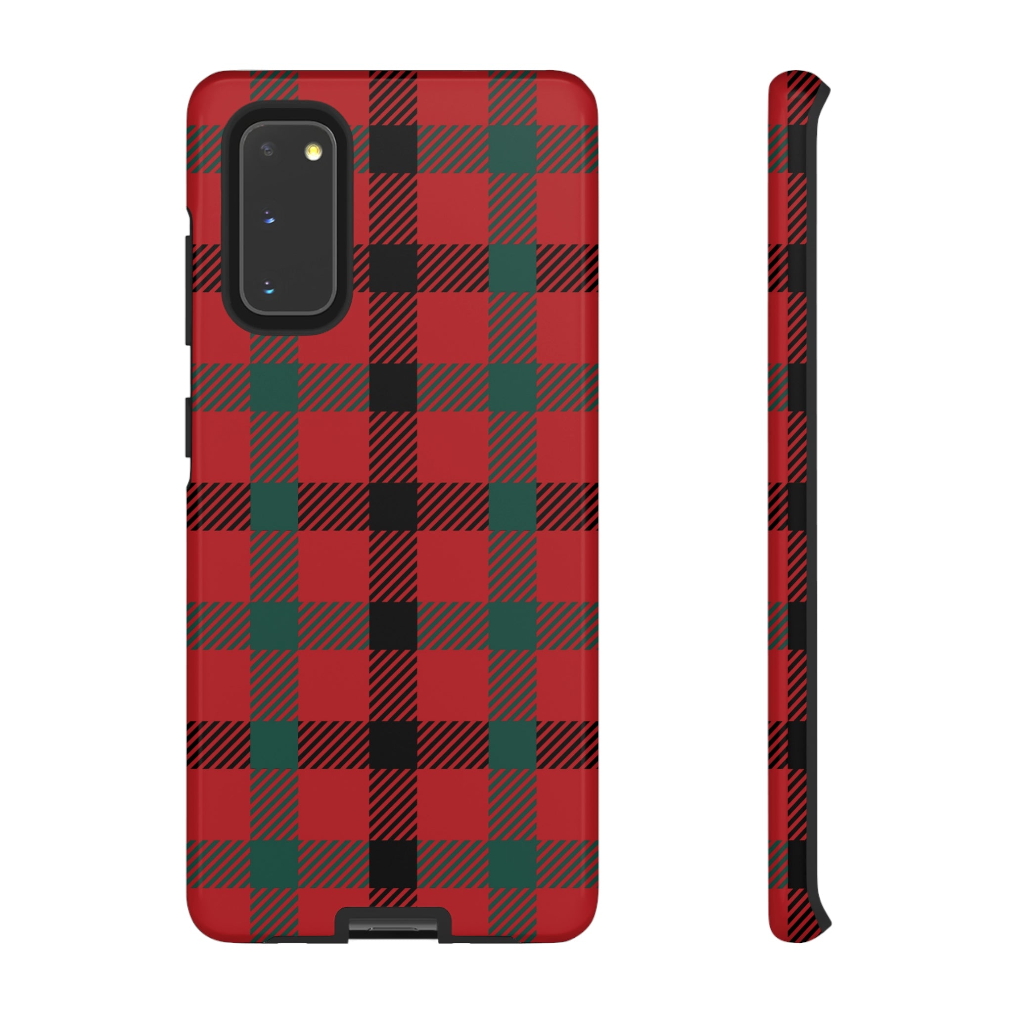 Red Flannel Android Case (Protective) Samsung Galaxy S20 Glossy Phone Case