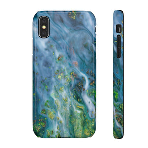 Forest Mist Ink Art iPhone Case (Slim) iPhone X Glossy Phone Case