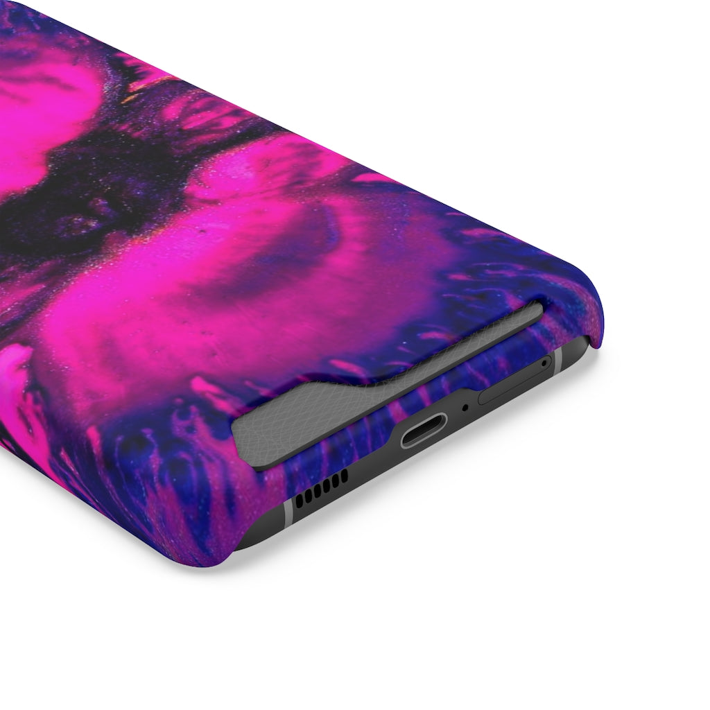 Deep Pink Ink Art Android Case (Card) Phone Case