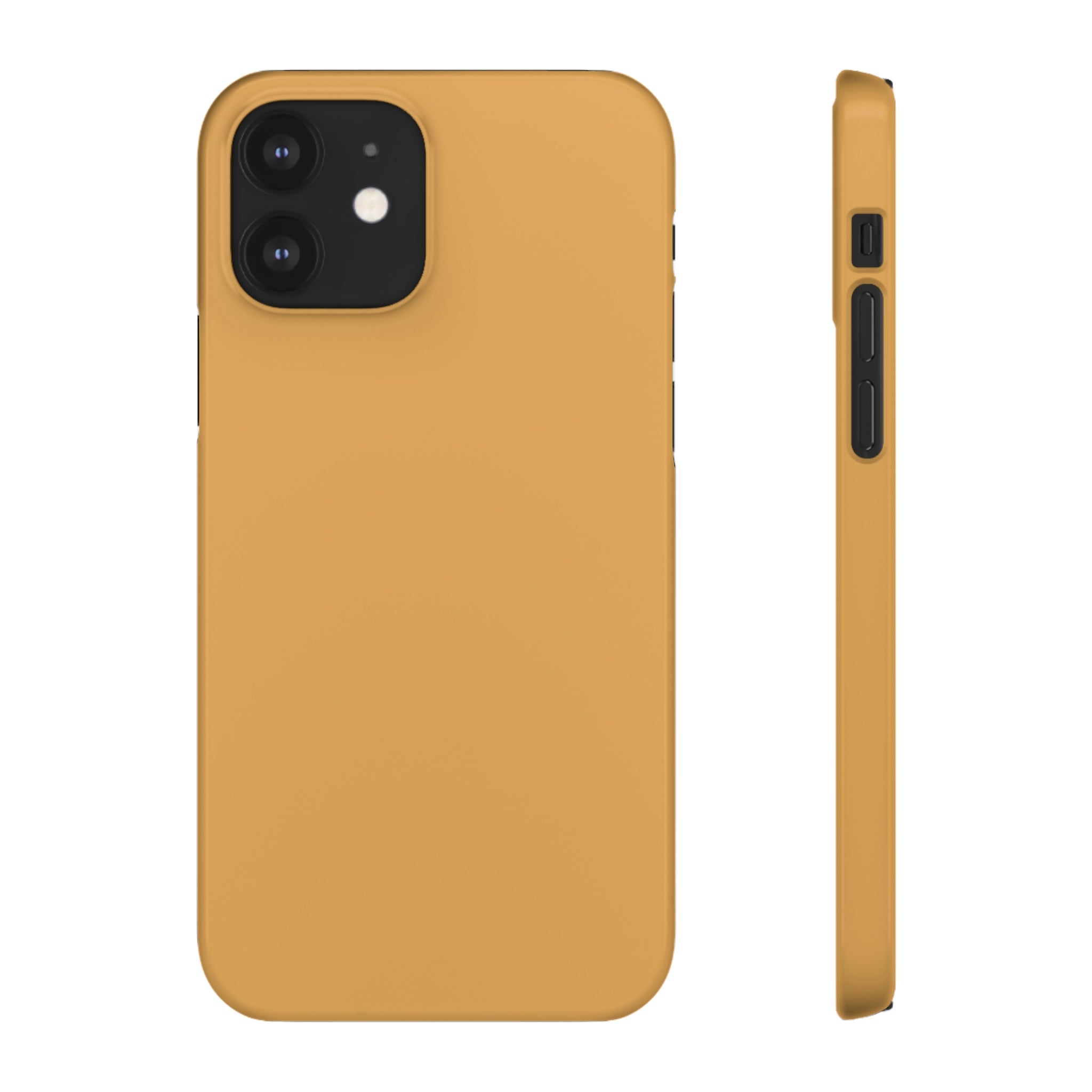 Indian Yellow iPhone Case (Slim) iPhone 12 Glossy Phone Case