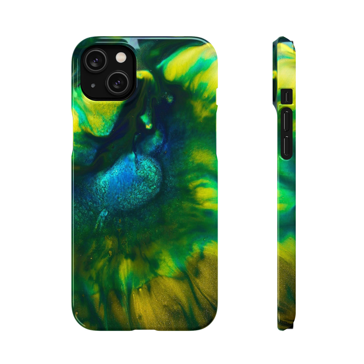 Dragon Eye Ink Art iPhone Case (Slim) iPhone 14 Plus Glossy Phone Case