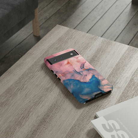 Pink Alcohol ink Marble Android Case (Protective) Phone Case