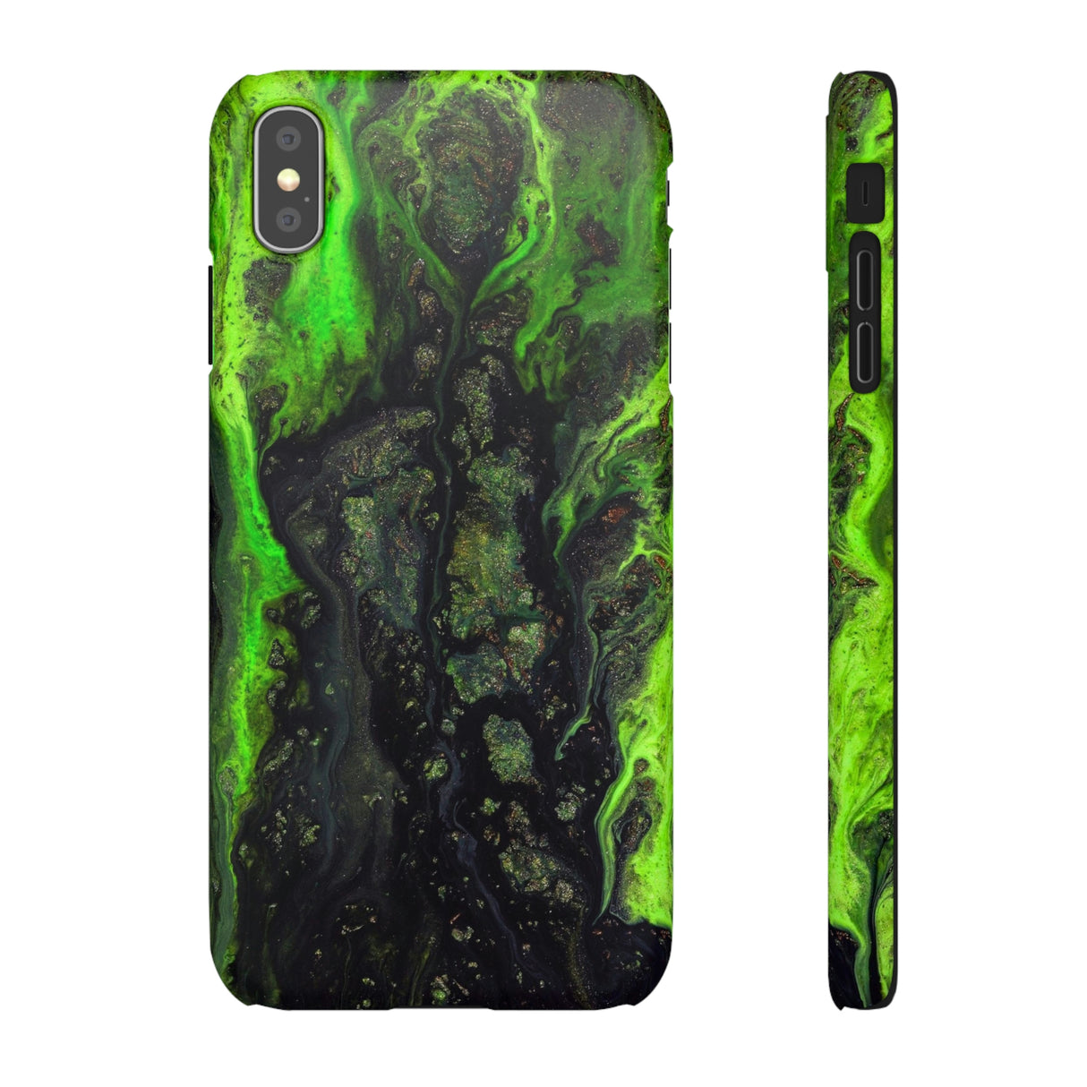 Toxic Ink Art iPhone Case (Slim) iPhone XS MAX Matte Phone Case