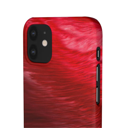 Red Feather Ink Art iPhone Case (Slim) Phone Case