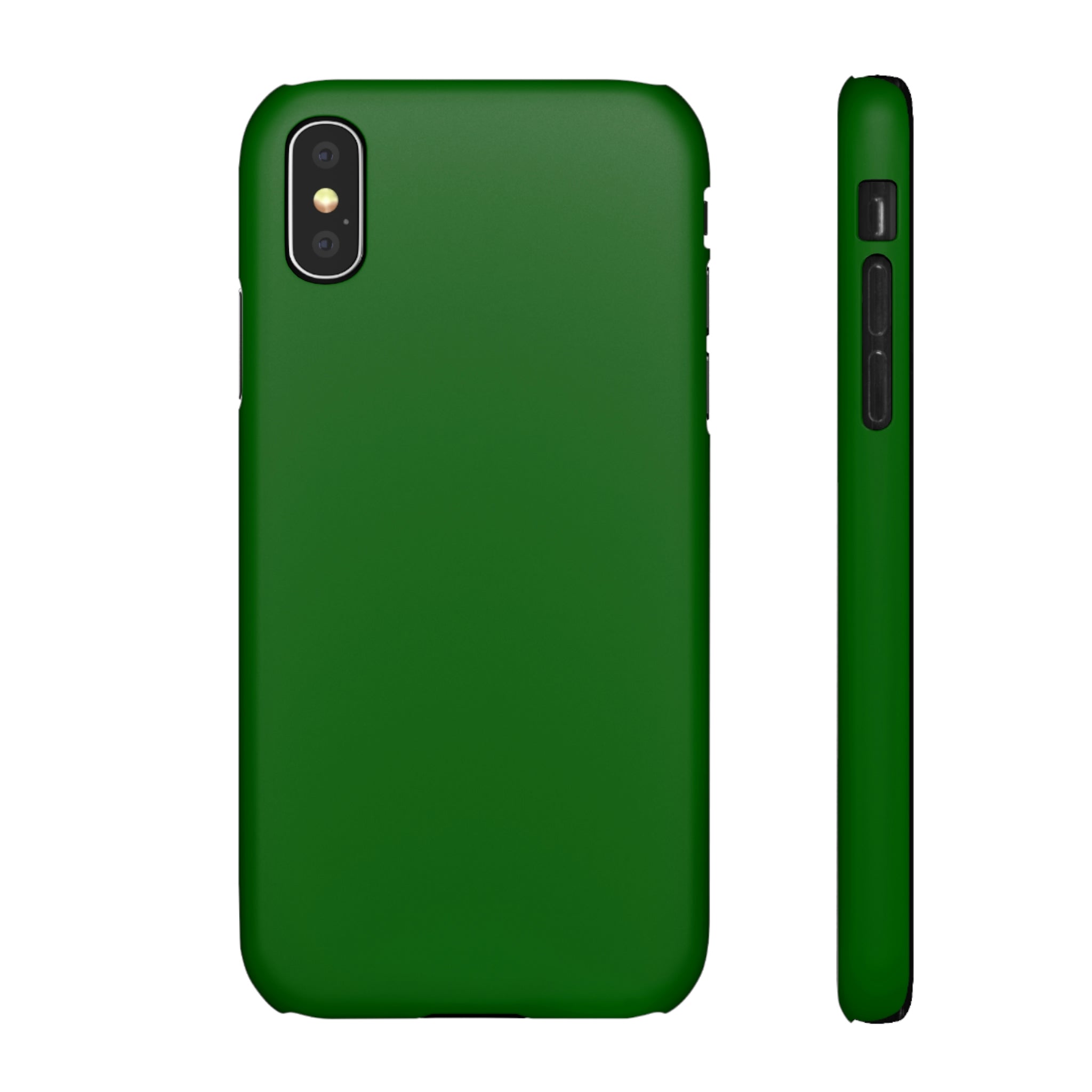 Dark Green iPhone Case (Slim) iPhone X Matte Phone Case