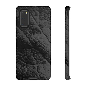 Black Leaf Android Case (Protective) Samsung Galaxy S20 Glossy Phone Case